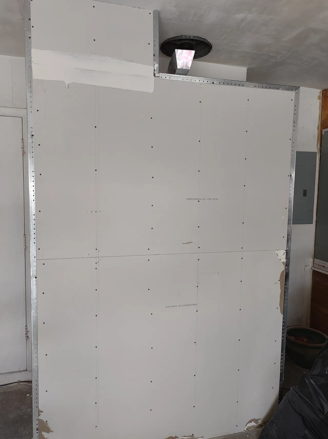 Drywall installation project